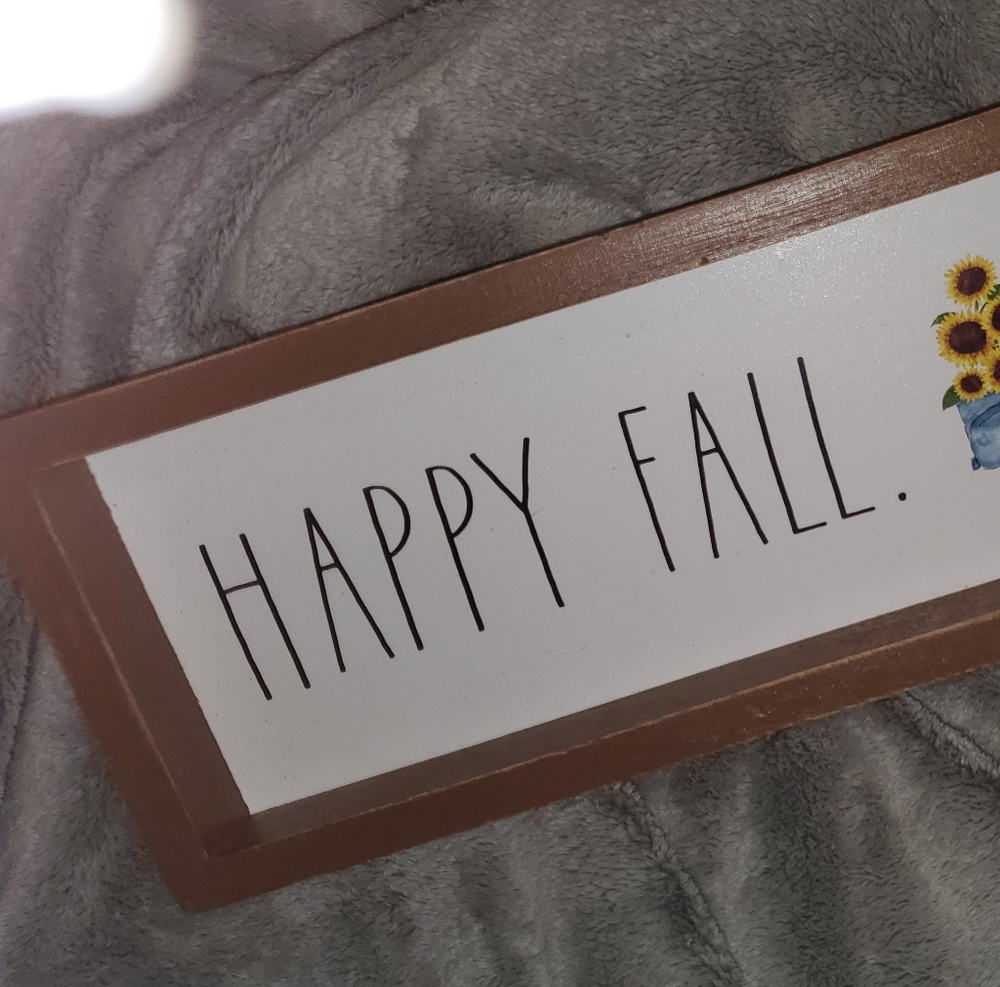 Rae dunn happy fall decor 🍁🍂🎃